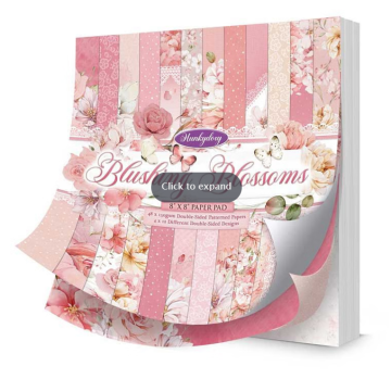 Blushing Blossoms 8x8 Paper Pad